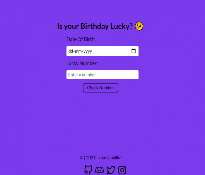 birthday lucky app